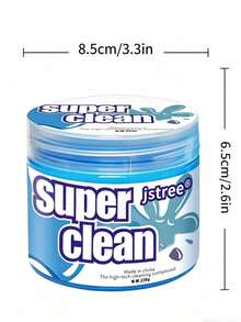 1pc Fruit Wood Scented Car Interior Cleaning Gel, Perfect For Car Crevices, Keyboard And Computer Dust Removal. Soft Gel With Strong Adsorption Ability, Suitable For All Seasons, Multi-Functional, For Hands. - one-size - View 4