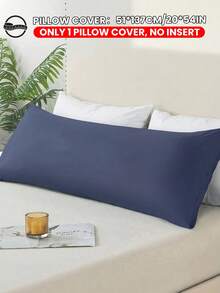 1 pieza Funda de almohada suave, funda de almohada larga, funda de almohada de tamaño estándar, cierre de sobre, resistente a las arrugas, resistente a la decoloración, resistente a las manchas, sin relleno de almohada, tamaño 20x54 pulgadas, 20x36 pulgadas, adecuado para decoración de primavera/verano, decoración de habitación, suministros de estudio - Multicolor - Ver 14