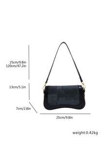 New Versatile Shoulder Bag - Black - View 6