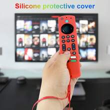 1 buah Casing Pelindung Remote Control Silikon, Kompatibel dengan Fire TV Stick 4K Max/Remote Suara Alexa Insignia - MultiWarna - View 5