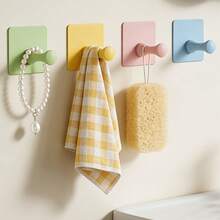 4pcs Hook Set, Designed For Bathroom And Kitchen, Perfect For Hanging Bathrobes, Coats And Hats. These Modern Hotel Style Hooks Are Ideal For Home, Spa Or Commercial Use, And Easy To Install - A - View 8