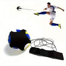 1pc Football Training Belt, Ball Control Trainer, Volleyball Spiking Trainer, Football Training Equipment - Black - View 1