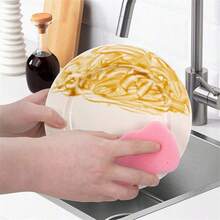 20/10/6/1pc Multipurpose Kitchen Cleaning Sponges And Scourers - Durable, Washable Dishcloths, Suitable For Sinks, Stoves, Pots, Etc. - Multifunctional Cleaning Tools For Bedroom/Kitchen/Living Room - Pink - View 3