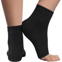 1 Pair Breathable Knitted Ankle Support, With Elastic Sleeve And Adjustable Compression Ergonomic Design, For Sports Ankle Protection - Multicolor - View 4