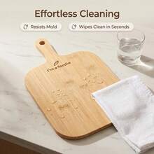 1pc Cutting Board - Home Kitchen Tool - Kitchen Cutting Board, Durable Kitchen Cutting Board, Suitable For Cutting Meat, Fish, Fruit, Vegetables, Etc., Long-Lasting Kitchen Prep Tool, Easy To Clean - 1 PCS Apricot - View 2