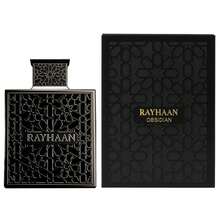 Rayhaan Obsidian Eau De Parfum For Men - Woody Spicy Amber Long-Lasting Fragrance 3.4oz / 100ml Ideal Gift For Valentine's Day Christmas - 木質香調 - 查看 2