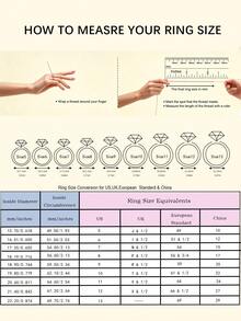 1pc 925 Sterling Silver Wave V-Shaped Cubic Zirconia Inlaid Ring, Size 7-11, Daily Wear Valentine's Day Gift, Comes With Gift Box - Gold - View 5