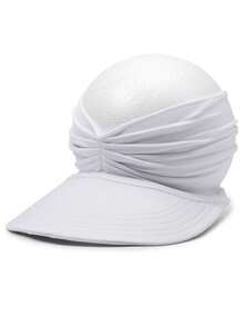1 pieza Sombrero de playa con protección solar para mujer, sombrero de sol para deportes al aire libre para mujer, sombrero hueco, adecuado para deportes, playa, golf, senderismo - Multicolor - Ver 13