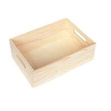 Cross-Border Solid Wood Desktop Wooden Open Storage Box, Miscellaneous Organizer Box, Storage Box, Handheld Wooden Box - Multicolor - View 6