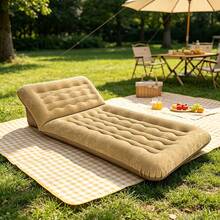 Outdoor Inflatable Mattress Multifunctional Portable Folding Camping Moisture-Proof Pad Bed Camping Sofa Bed - Triangle Back Air Mattress Without Pump - View 10