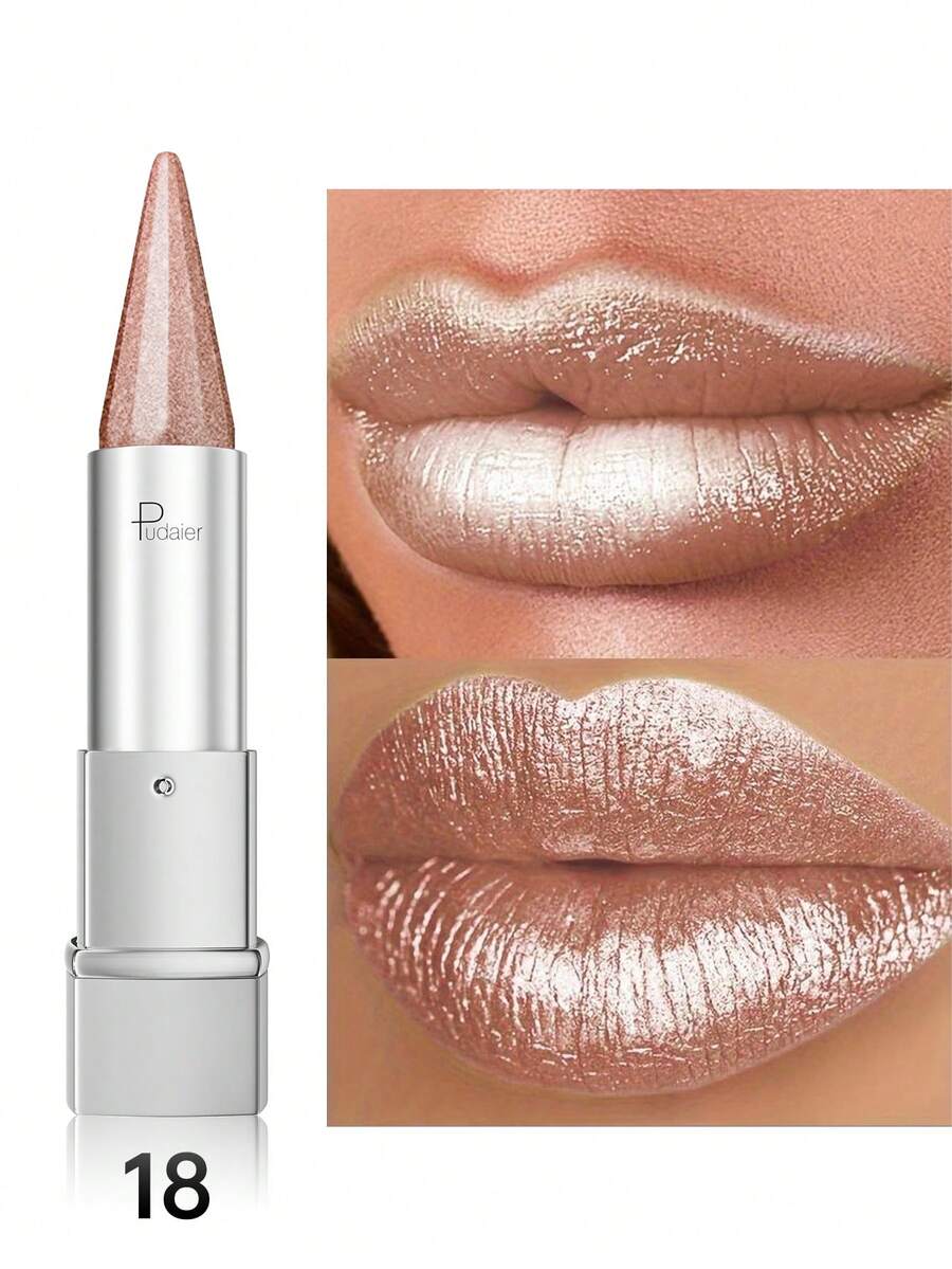 Waterproof Non-Stick Velvet Pearl Lipstick, Moisturizing And Smooth Texture Suitable For All Skin Tones, Valentine's Day Gift - 18 - View 1