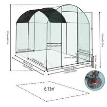 BingoPaw Large Metal Chicken Run Coop Walk-In Poultry Duck Pen Garden With Waterproof Cover - View 5