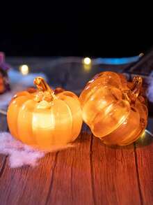 Autumn Pumpkin Lantern, Thanksgiving Pumpkin Decor With Light, LED Autumn Light Autumn Home Decor Thanksgiving Night Light, Suitable For Autumn Harvest, Halloween, Thanksgiving, Indoor Home Decor, Tabletop Centerpiece Decoration - Warm Color - View 4