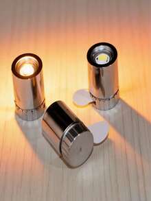 12pcs Of Compact, Durable LED Spotlights; Warm White Mini Lights; Innovative Battery-Powered Base; Ideal For Dollhouse Lighting, Jewelry Display Cases, Balloon Lighting, Home Decor, Parties, Holidays, And Birthday Decorations - Mini Lights - View 9