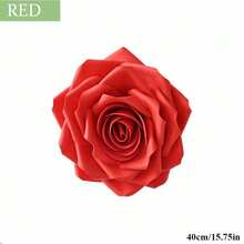 Red Foam Rose Large Handmade Artificial Flowers Suitable For Romantic Wedding, Home, Party, Event, Anniversary Birthday Party Background Decoration - Multicolor - View 7