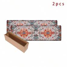 1pc Or Bohemian Style Sink Faucet Absorbent Mat, Drainage Mat, Kitchen, Bathroom Sink, Countertop, Drainage Mat, Diatomaceous Earth Basin, Cuttable Quick-Drying Mat. - Multicolor - View 12