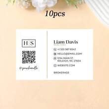 20/50/100pcs Customized Cards, Customized Greeting Cards, Customized QR Codes, Customized Payment, Customized Coupons, Customized Event Cards, Customized Counter Cards, Birthday, Party, Holiday, Wedding, Confession, Table Signs - QR Code Business Card - View 15