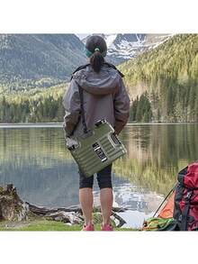 Sangle d'épaule réglable pour seau de 5 gallons, avec coussinet antidérapant et longueur réglable. Convient pour le transport de seaux d'eau d'urgence, chaise de plage, scooter et autres équipements de plein air (seau non inclus) - Multicolore - Voir 5
