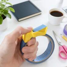 Dispenser Selotip Meja dengan Dasar Berat Anti Slip, Cocok untuk Kantor, Kerajinan, Proyek Seni, Scrapbooking, Sekolah, Pembungkusan Hadiah dan Pengiriman Paket - A - View 9