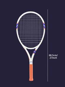 SALYWEE POWER100 Women Carbon Tennis Racket For Junior And Advanced Players, Light Weight Durable Tennis Racket, New Style Tennis Racquet For Indoor Outdoor Sports Games, Racket (Non-Slip Handle Grip Tape&Tennis Ball) With Bag - Multicolor - View 11
