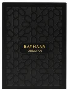 Rayhaan Obsidian Eau De Parfum For Men - Woody Spicy Amber Long-Lasting Fragrance 3.4oz / 100ml Ideal Gift For Valentine's Day Christmas - 木質香調 - 查看 3