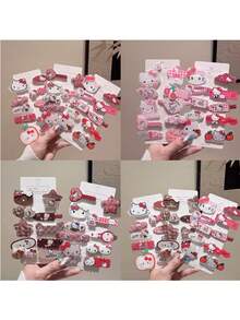 Sanrio Authorized Heltt Sweet Style Hair Clips, Multiple Cute Cartoon Character Designs, Suitable For Office Daily Styling, School Break Hair Arrangement And Daily Outings, Perfect Christmas And New Year Gift - Hair Clip - View 4