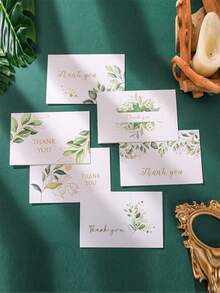 Elegant Watercolor Floral Thank You Card Set - Decorated With Gold Foil, Perfect For Expressing Gratitude On Thanksgiving, Halloween, Christmas, Graduation And Other Occasions - Multicolor - View 11