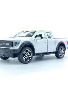 Realistic Metal Inertia Racing Car Model Mini Toy Car For Boys Desktop Collection - White - View 2