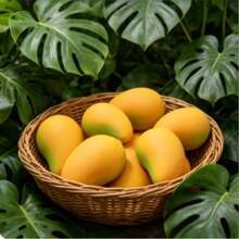 1 pezzo di mango morbido che cambia colore, ripristino rapido, riempito di farina, in TPR, simulazione di frutta, antistress, da schiacciare, decompressione, regalo da scrivania per ufficio - Multicolore - Visualizzare 2