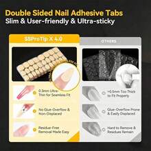 Nail Stickers, Jelly Double-Sided Adhesive, Nail Gel, Base Coat, 3D Gel, Nail Decals, Nail Art Supplies, Double-Sided Nail Glue, Nail Tools, Suitable For Nail Sticking, - Multicolor - View 4