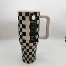 32oz Large Capacity Leak-Proof Insulated Car Cup With Handle And Sealed Lid - Multicolor - View 11