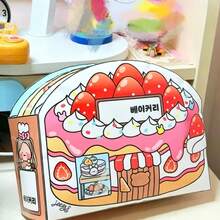 Girls DIY Handmade Wardrobe Interactive Quiet Book, Casual Sweet Cool Daily Style, Free Mix & Match, Rich Accessories, Diverse Gameplay, Hands-On Create Your Own Exclusive Look Fun Craft Kit - Multicolor - View 11
