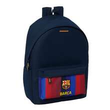 FC Barcelona 巴塞隆納足球俱樂部雙肩書包，第一套球衣，兒童及青少年適用，可搭配拉桿箱使用，附水壺口袋 - 雙(1) - 查看 1