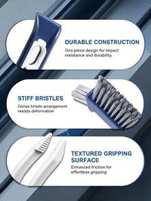 1pc Multipurpose Crevice Brush, Stovetop Cleaning Brush, Floor Crevice Brush, Small Brush For Narrow Spaces In The Bathroom - Cleaning Brush - View 3