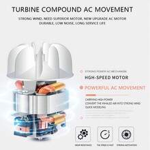 Professional Electric Air Dryer, New Model, High Speed And Compact Design, With Three Speed Levels, Alternating Between Cold And Hot Air,  Blue Light, Ideal For Home Use And In Salons. - Japan A Type Plug(100V) - View 8