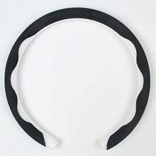 1pc Anti-Slip Steering Wheel Cover - Suede Material + Sweat-Absorbent + C-Shaped Integrated Embedded Design + No Inner Ring, For Car/MPV/SUV/RV/Pickup/Van, Friendly Reminder: This Product Cannot Be Used If The Steering Wheel Inner Diameter Exceeds 42cm(16.54''). - 1pc - View 12