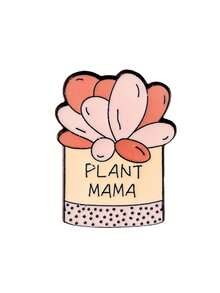 1/5pcs Artistic Fresh Green Plant Potted Brooch, Succulent Monstera Leaf Shaped Metal Pin, High Fidelity Exquisite Craftsmanship With Texture, Versatile Eye-Catching Accessory For Daily Wear - Multicolor - View 7