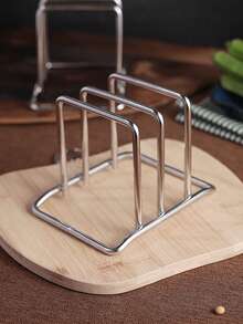 1 pieza Estante de almacenamiento de cocina - Diseñado para el almacenamiento ordenado de tablas de cortar, estante para tapas de ollas, estante para tablas de cortar, estante de almacenamiento de bandejas de cocina, estante de almacenamiento de cocina, tapas de ollas y bandejas. Hecho de un acabado duradero y pulido - Proporciona eficiencia y estilo - Multicolor - Ver 8