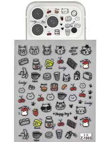 1片 Ins創意DIY鏡頭保護鋼化玻璃貼膜 適用於Apple 11 Pro Max/12 Pro Max/13 Pro Max/14 Pro Max/15 Pro Max/16 Pro Max/17 Pro Max手機鏡頭貼膜 - 彩色 - 查看 13