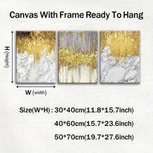 3pcs Wooden Framed Canvas, Abstract Oil Painting Poster, Fantasy Decorations, Frame Painting, Modern Art, Canvas, Perfect Gift For Friends And Family, Home, Room Mural, Office, For Living Room, Bedroom Wall Decor, HD, 8K, Odorless, Waterproof. - Framed - View 8