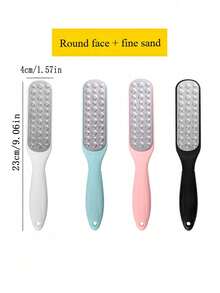 1pc Foot Scrub File, Callus Remover, Home Foot Care File, Stainless Steel Foot Scrub File, Suitable For Heels And Feet - Double-Sided Callus And Dead Skin Removal Tool, Foot Scraper, Home Foot Care Tool No Battery Required - A - View 3