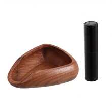 Coffee Bean Dosing Cup & RDT Spray Bottle Set, Sapele Wood Espresso Accessories Kit With Static Reduction Spray, Measuring Tray For Coffee/Tea - Multicolor - View 9