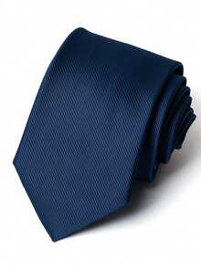 1 Peça Gravata Masculina de Cor Sólida com 8CM de Largura, Adequada para Combinar com Camisas e Ternos, Ideal para o Ambiente de Trabalho, Entrevistas de Emprego, Reuniões Formais - Cores misturadas - Visão 7