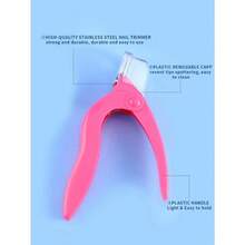 U-Shaped Nail Clipper - Pink - View 6
