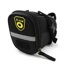 1pc Bicycle Saddle Tail Bag Road Bike Mountain Bike Bicycle MTB Rear Seat Bag Cycling Equipment Bicycle Bag - Black - View 7