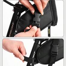 1pc Bicycle Saddle Tail Bag Road Bike Mountain Bike Bicycle MTB Rear Seat Bag Cycling Equipment Bicycle Bag - Black - View 9