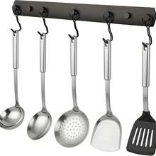 Magnetic Mount 5 Hooks For Hanging BBQ Utensils Non-Slip Heavy Duty Magnetic Holder For Traeger Pellet Pit Boss Blackstone Grill Smoker - A - 查看 1