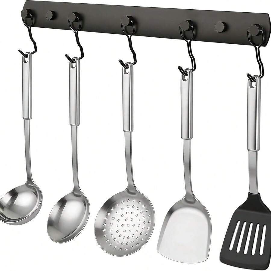 Magnetic Mount 5 Hooks For Hanging BBQ Utensils Non-Slip Heavy Duty Magnetic Holder For Traeger Pellet Pit Boss Blackstone Grill Smoker - A - 查看 1