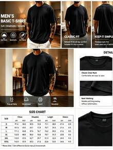 Men T-Shirts - Main Image Color - 1 Piece - View 5