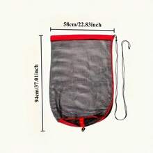 Portable Long Rope Fish Keep Net Bag, Anti-Tangle Nylon Mesh Fishing Bag, Keeps Fish Alive While Fishing - Multicolor - View 7